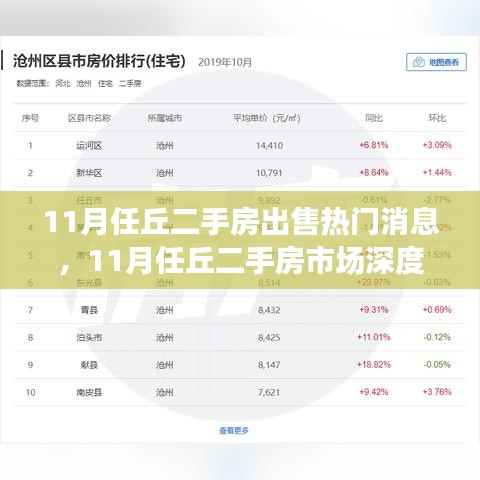 11月任丘二手房市场深度解析，热门房源特性、使用体验与竞品对比，最新出售消息汇总