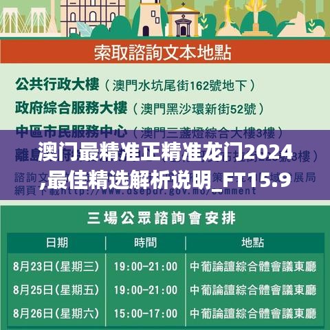 澳门最精准正精准龙门2024,最佳精选解析说明_FT15.945-2