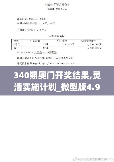 340期奥门开奖结果,灵活实施计划_微型版4.982