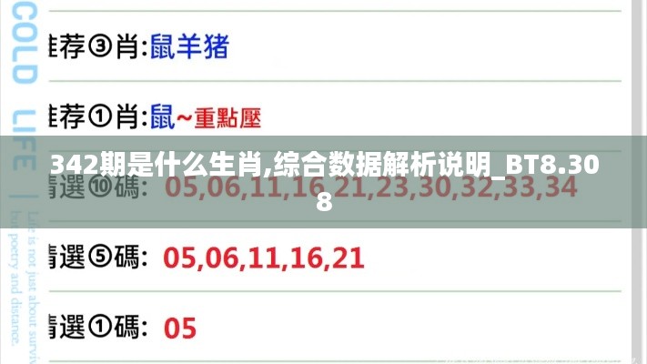 342期是什么生肖,综合数据解析说明_BT8.308