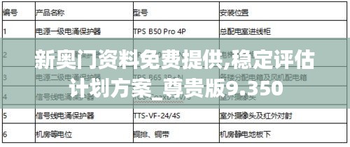 新奥门资料免费提供,稳定评估计划方案_尊贵版9.350