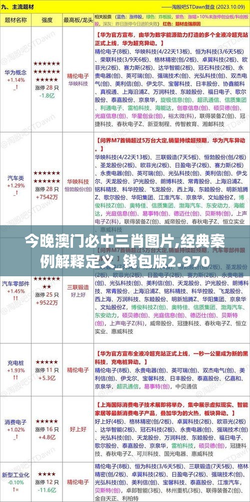 今晚澳门必中三肖图片,经典案例解释定义_钱包版2.970