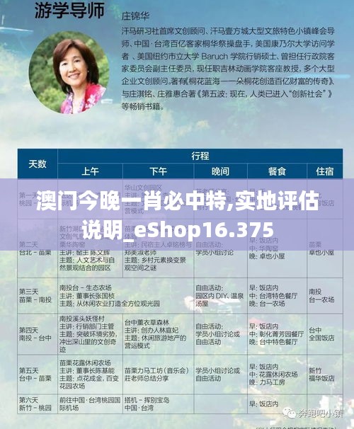 澳门今晚一肖必中特,实地评估说明_eShop16.375