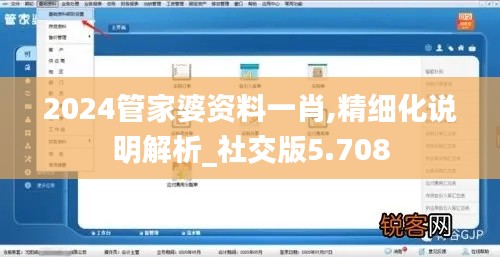 2024管家婆资料一肖,精细化说明解析_社交版5.708