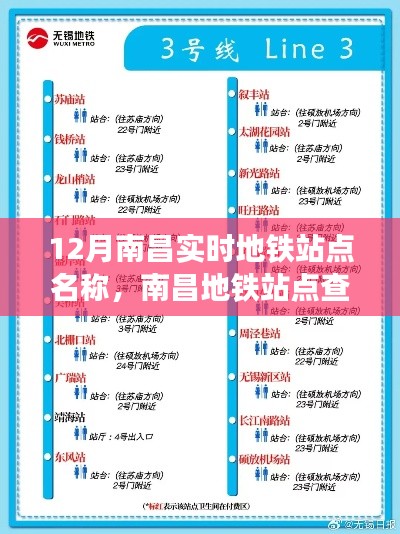 南昌地铁站点查询指南，十二月实时地铁站点名称一网打尽