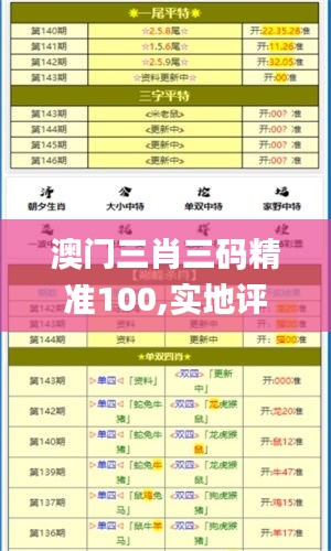 澳门三肖三码精准100,实地评估说明_Harmony8.388