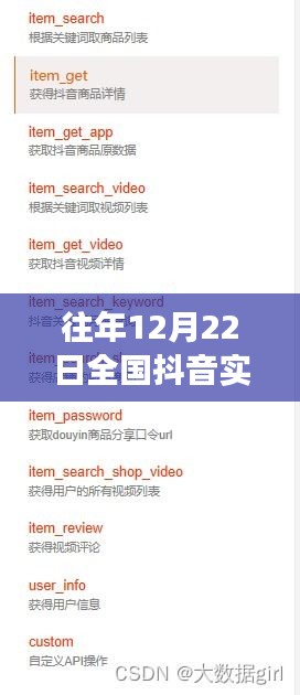 冬至盛景揭秘，全国抖音实时在线人数背后的故事（十二月二十二日数据）
