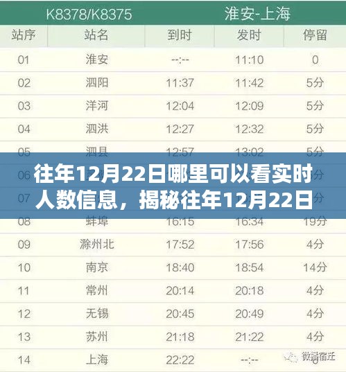 揭秘往年12月22日实时人数信息获取途径，三大要点解析与观看指南
