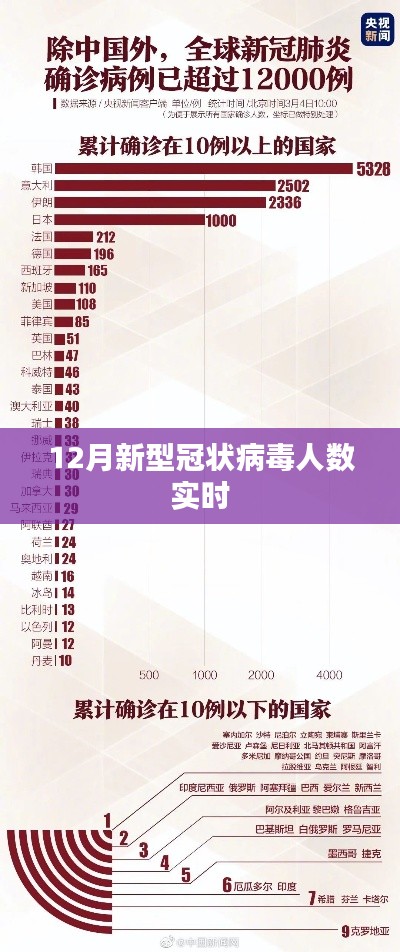 12月新冠病毒实时人数统计