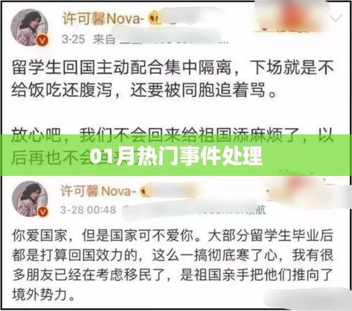 一月热门事件处理回顾