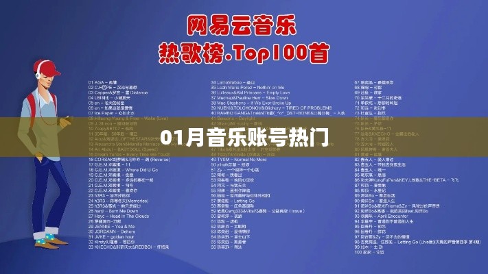 01月音乐榜单，热门歌曲一网打尽