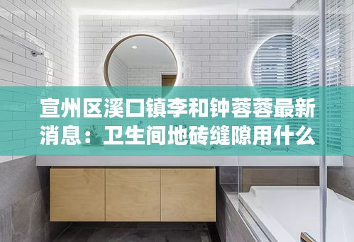 宣州区溪口镇李和钟蓉蓉最新消息：卫生间地砖缝隙用什么胶 