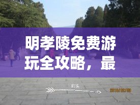 明孝陵免费游玩全攻略，最新路线，百度收录标准标题！