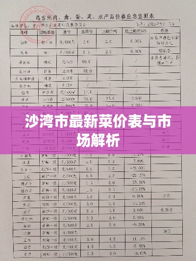 沙湾市最新菜价表与市场解析