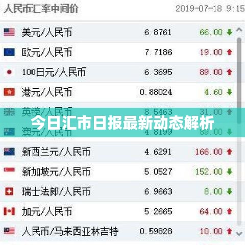 今日汇市日报最新动态解析
