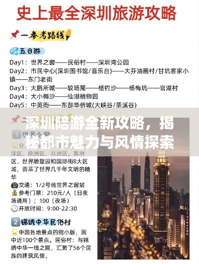 深圳陪游全新攻略，揭秘都市魅力与风情探索