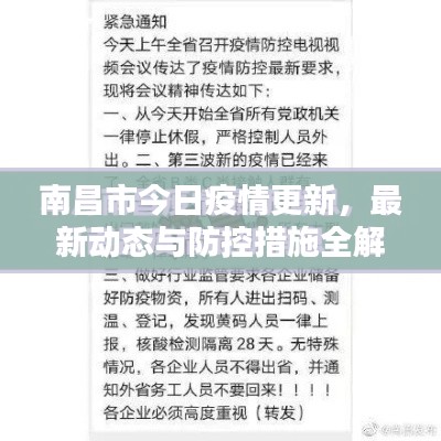 南昌市今日疫情更新，最新动态与防控措施全解析