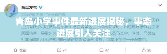 青岛小学事件最新进展揭秘，事态进展引人关注