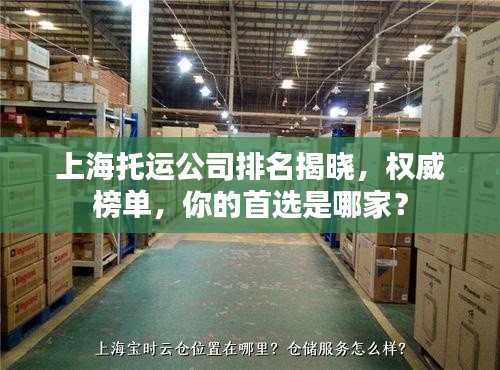 上海托运公司排名揭晓，权威榜单，你的首选是哪家？
