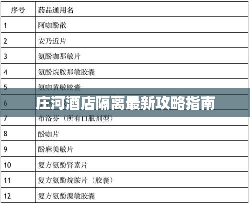 庄河酒店隔离最新攻略指南