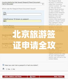 北京旅游签证申请全攻略，美旅游签证申请流程详解