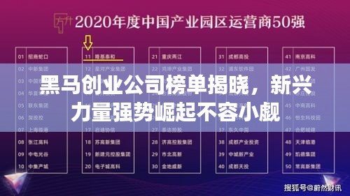 黑马创业公司榜单揭晓，新兴力量强势崛起不容小觑