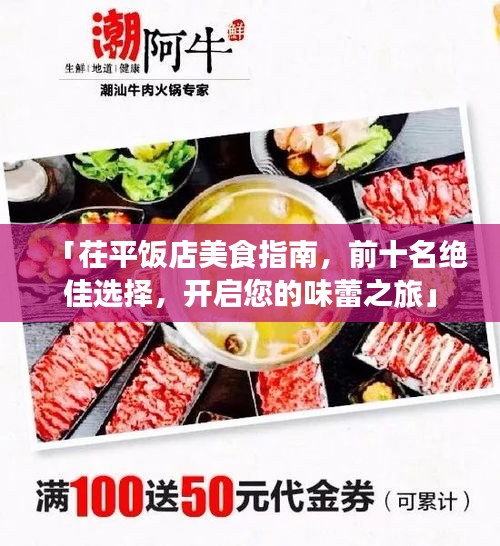 「茌平饭店美食指南，前十名绝佳选择，开启您的味蕾之旅」