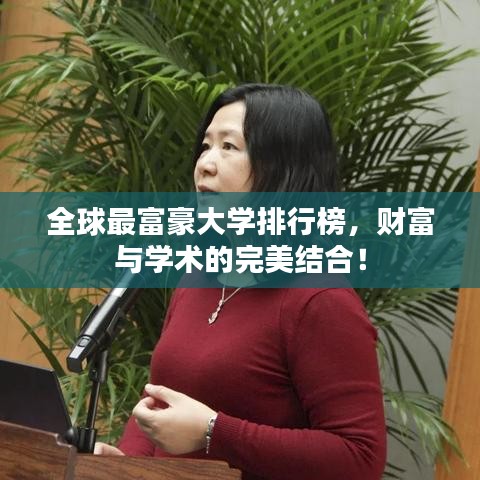 全球最富豪大学排行榜，财富与学术的完美结合！