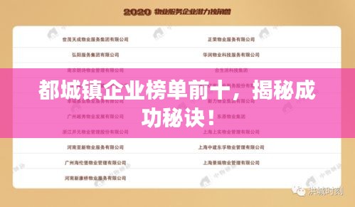 都城镇企业榜单前十，揭秘成功秘诀！
