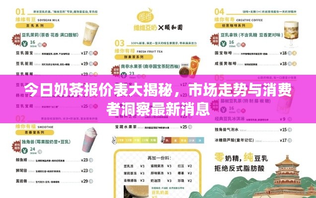 今日奶茶报价表大揭秘，市场走势与消费者洞察最新消息