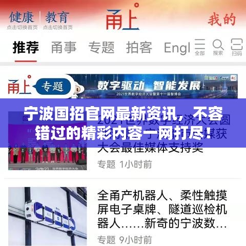 宁波国招官网最新资讯，不容错过的精彩内容一网打尽！
