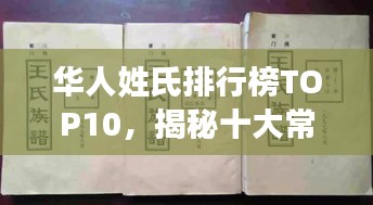 华人姓氏排行榜TOP10，揭秘十大常见姓氏的渊源与故事