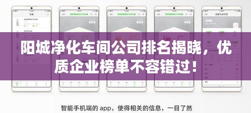 阳城净化车间公司排名揭晓，优质企业榜单不容错过！
