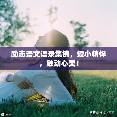 励志语文语录集锦，短小精悍，触动心灵！