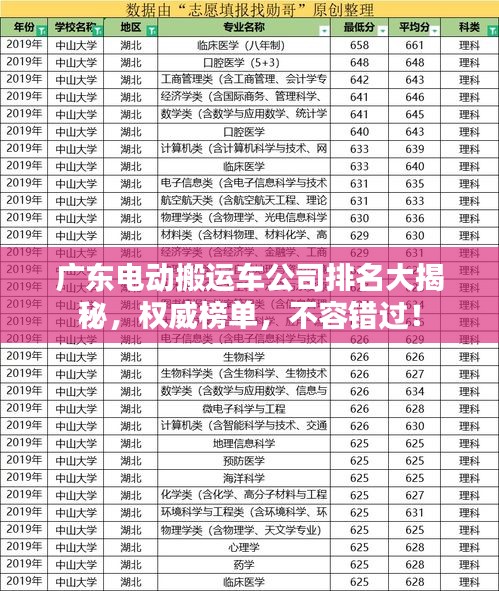 广东电动搬运车公司排名大揭秘，权威榜单，不容错过！