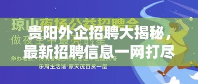 贵阳外企招聘大揭秘，最新招聘信息一网打尽，多家外企火热寻求精英人才