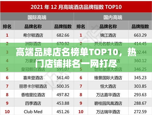 高端品牌店名榜单TOP10，热门店铺排名一网打尽