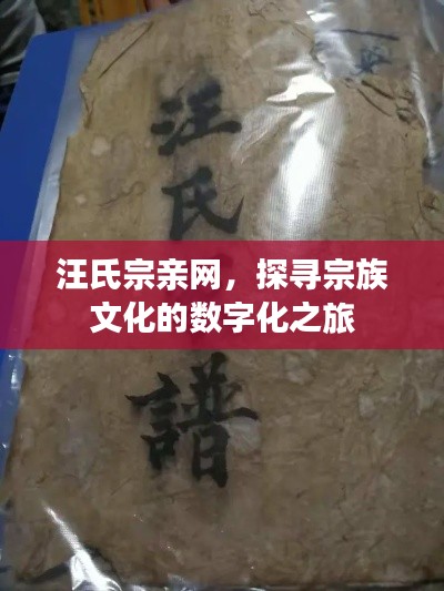 汪氏宗亲网，探寻宗族文化的数字化之旅