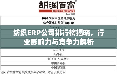 纺织ERP公司排行榜揭晓，行业影响力与竞争力解析
