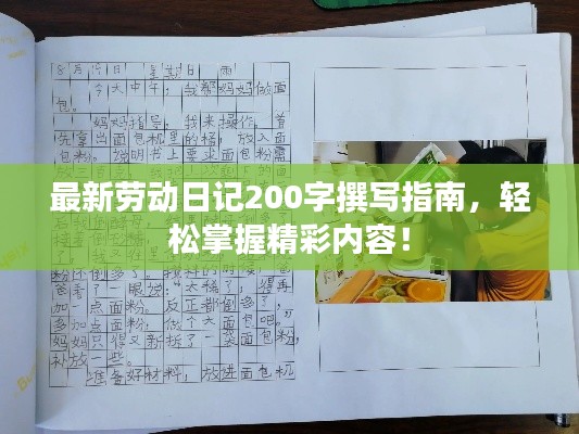 最新劳动日记200字撰写指南，轻松掌握精彩内容！