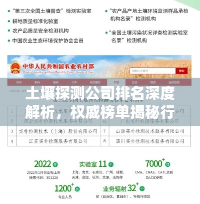 土壤探测公司排名深度解析，权威榜单揭秘行业领导者