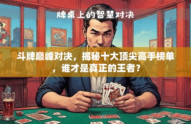 斗牌巅峰对决，揭秘十大顶尖高手榜单，谁才是真正的王者？