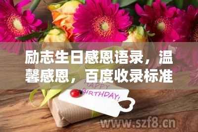 励志生日感恩语录，温馨感恩，百度收录标准标题