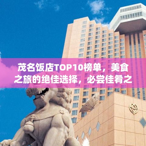 茂名饭店TOP10榜单，美食之旅的绝佳选择，必尝佳肴之地