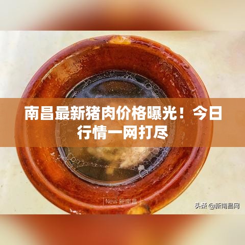南昌最新猪肉价格曝光！今日行情一网打尽